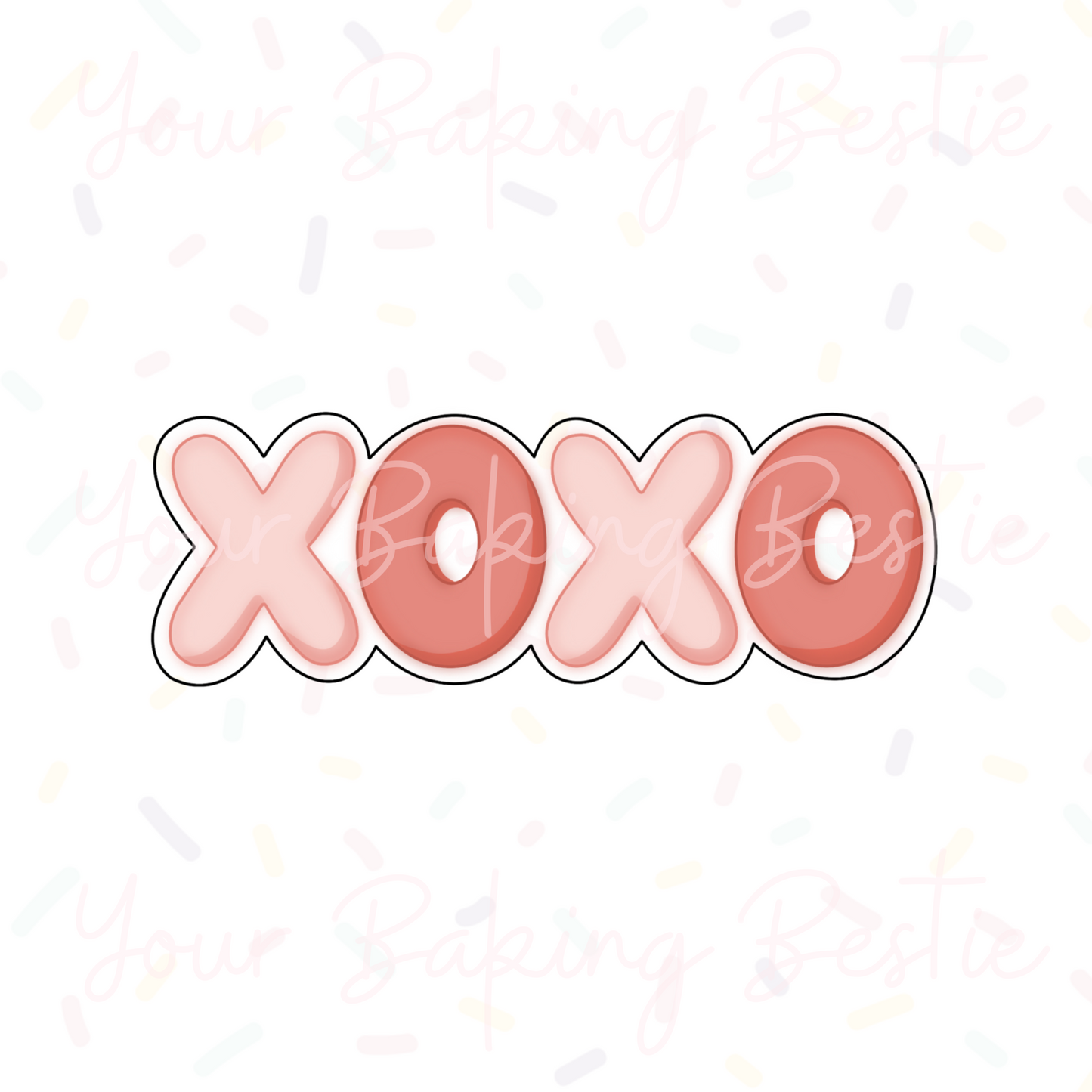 YBB - XOXO Plaque - Cookie Cutter