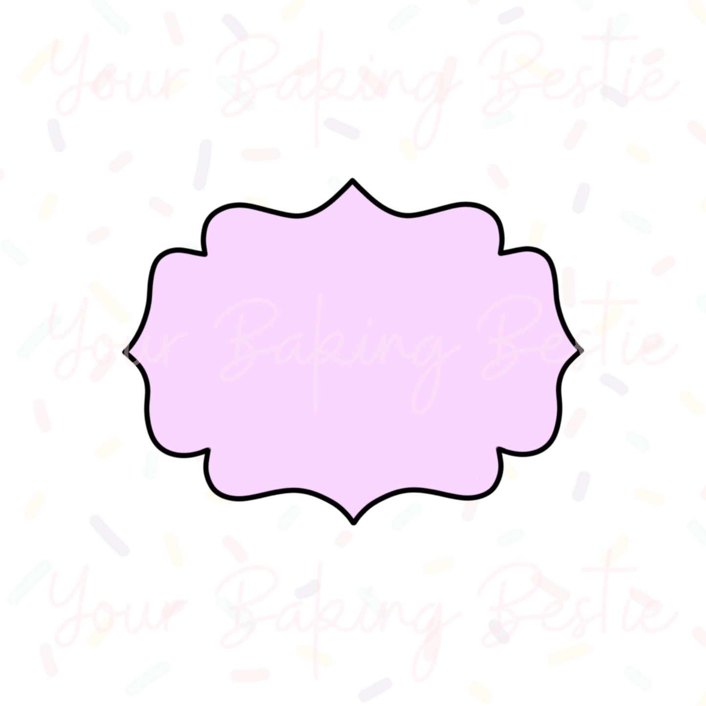 YBB - Simple Plaque C - Cookie Cutter