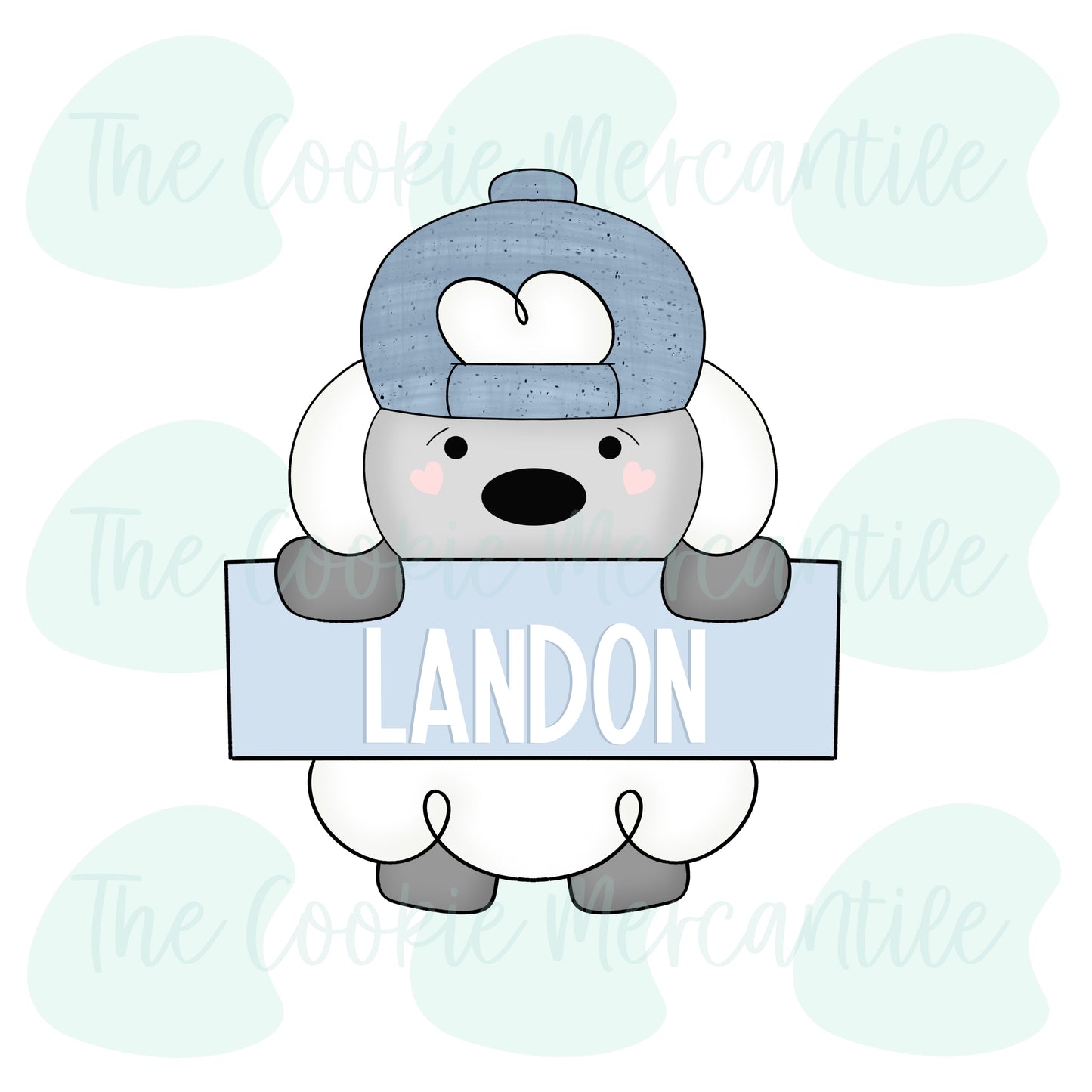 Baseball Lamb Plaque 2025 - Cookie Cutter