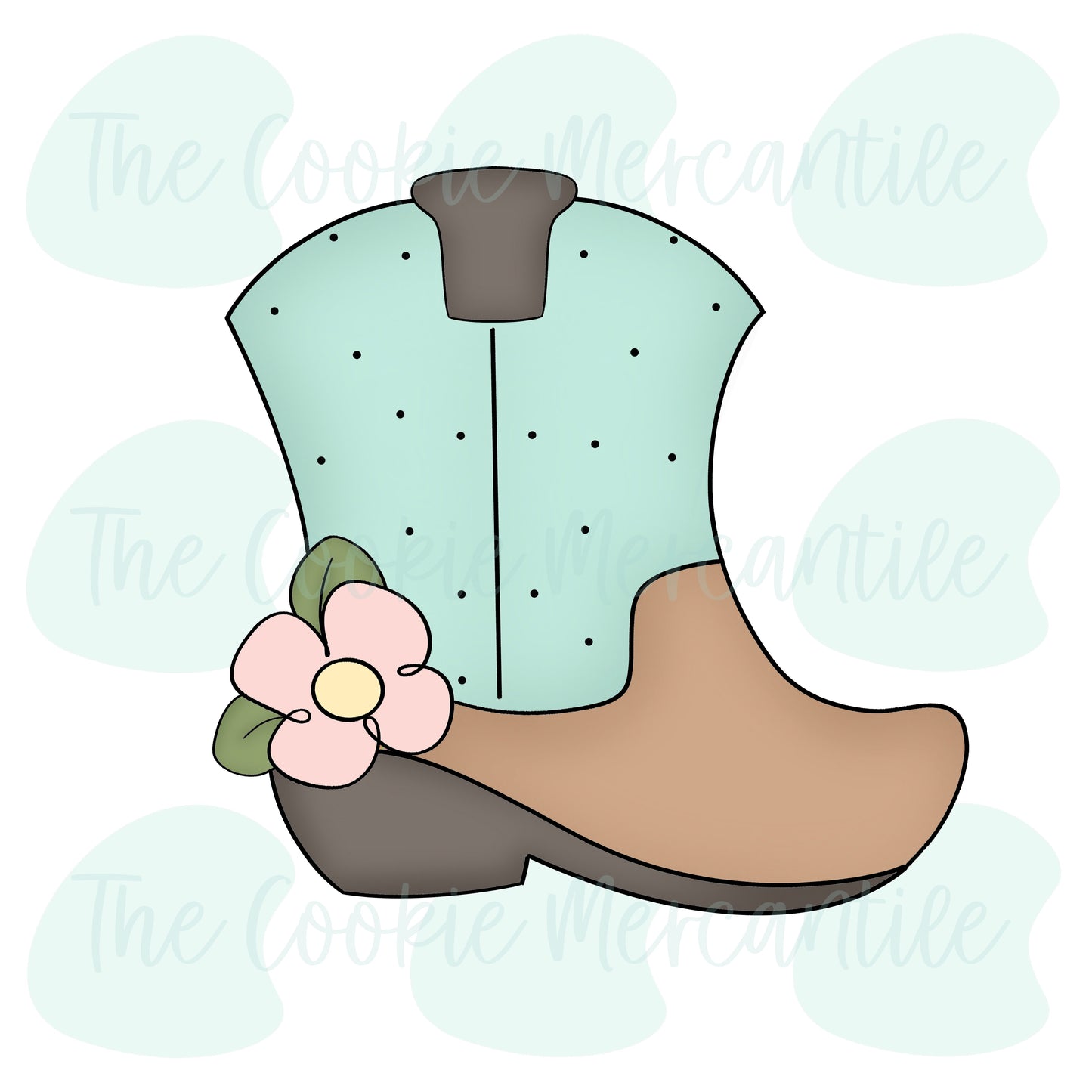 Floral Boot - Cookie Cutter