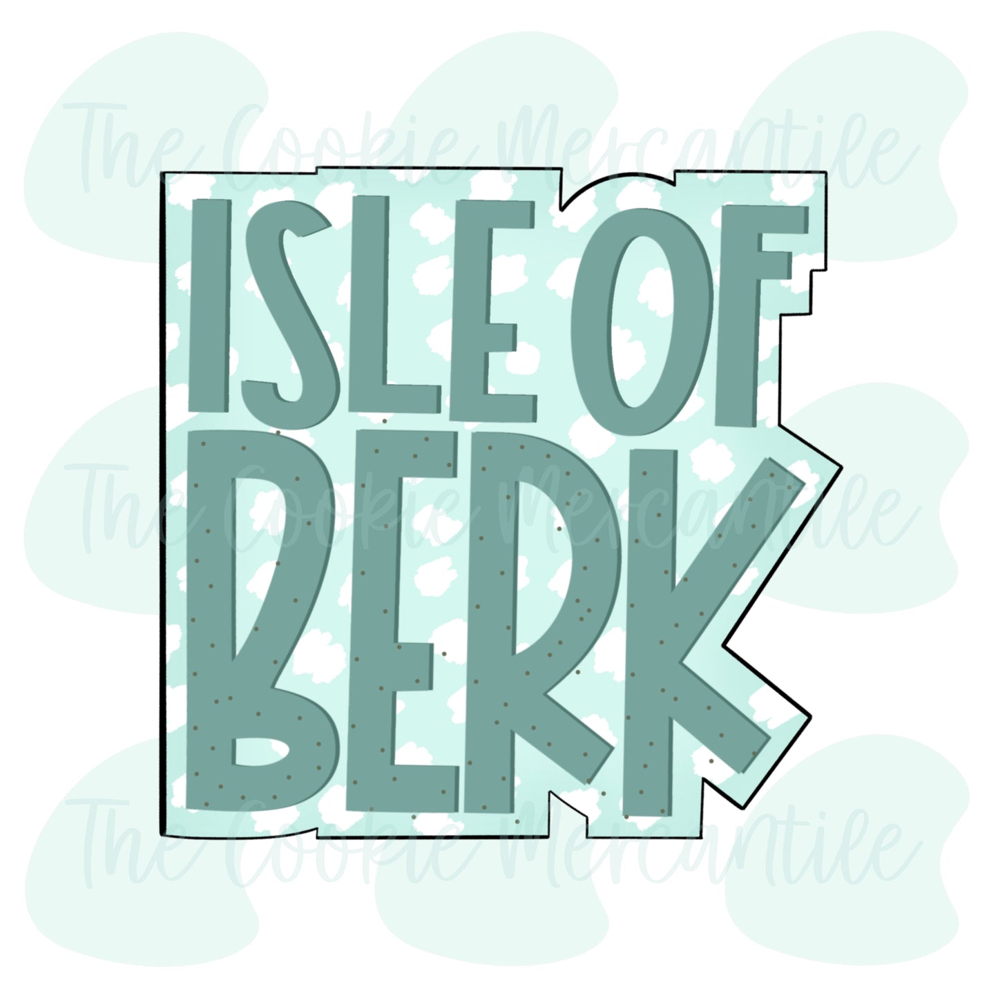 Isle of Berk Plaque - Stencil