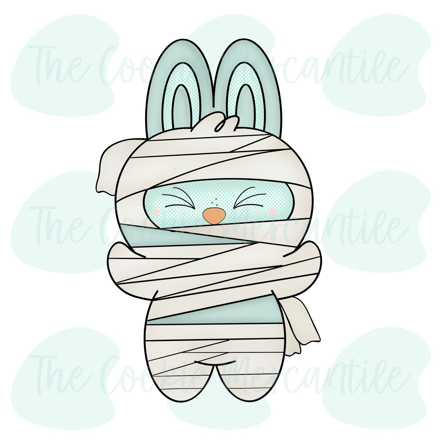 Mummy Fluffy Monster - Cookie Cutter