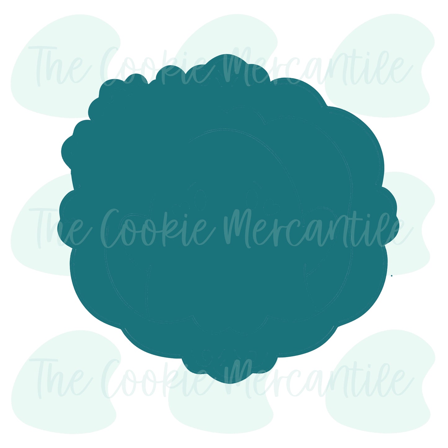 Happy Spirit Floral Frame - Cookie Cutter