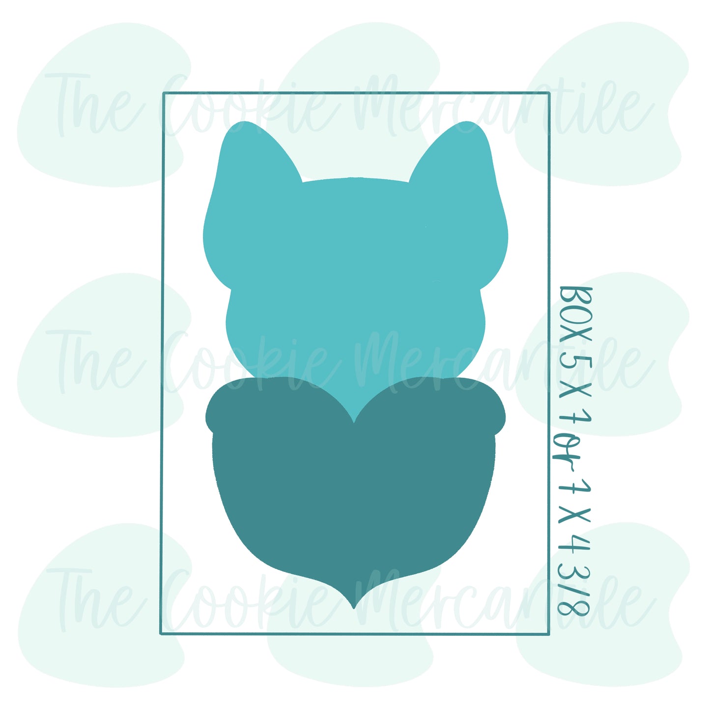 Shopping Dog Heart 2 Piece Set - Cookie Cutter