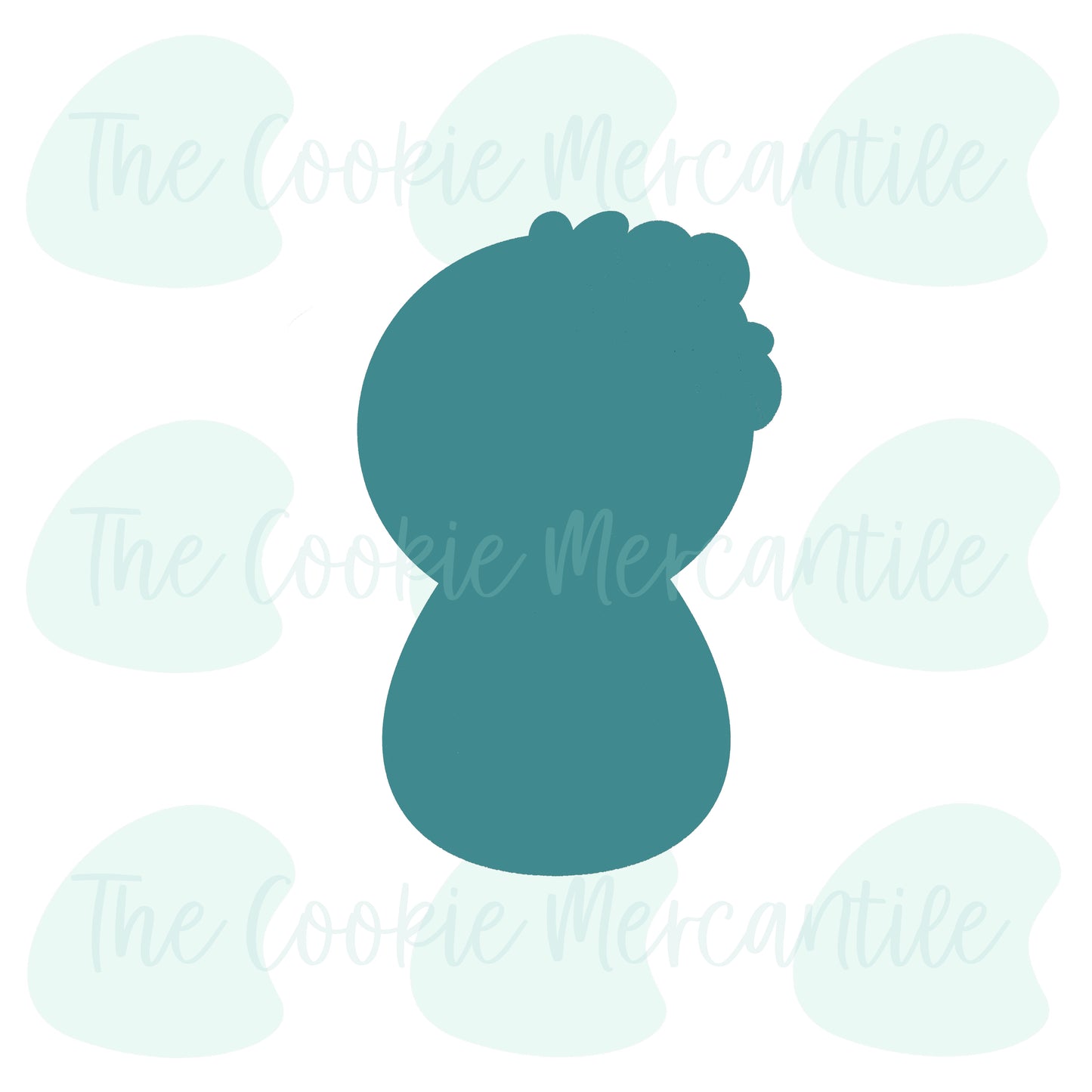 Floral Sloth Cutie - Cookie Cutter