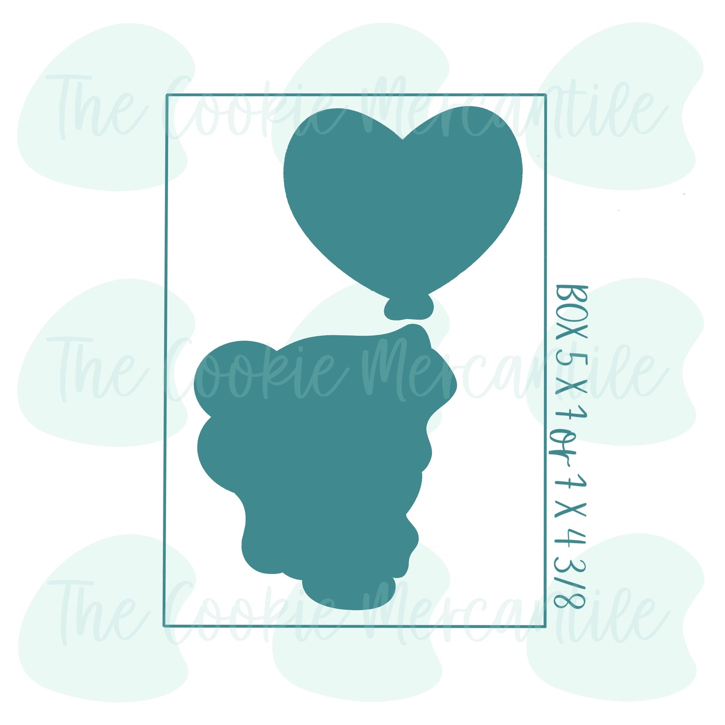 Mouse & Hedgehog Heart 3 Piece Set - Cookie Cutter