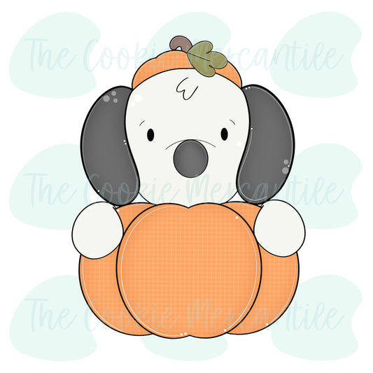 Snoopy Pumpkin Plaque - Cookie Cutter