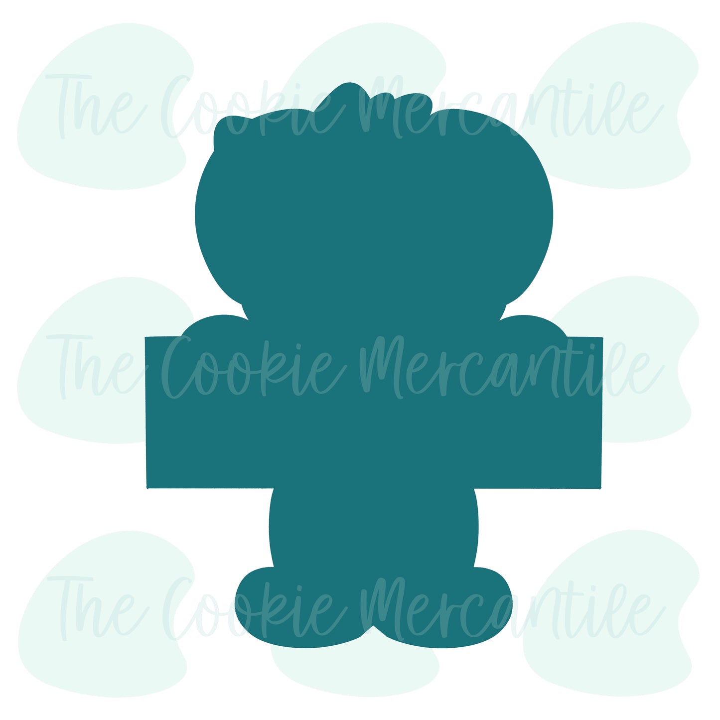 Girly Puppy Plaque 2025 - Cookie Cutter