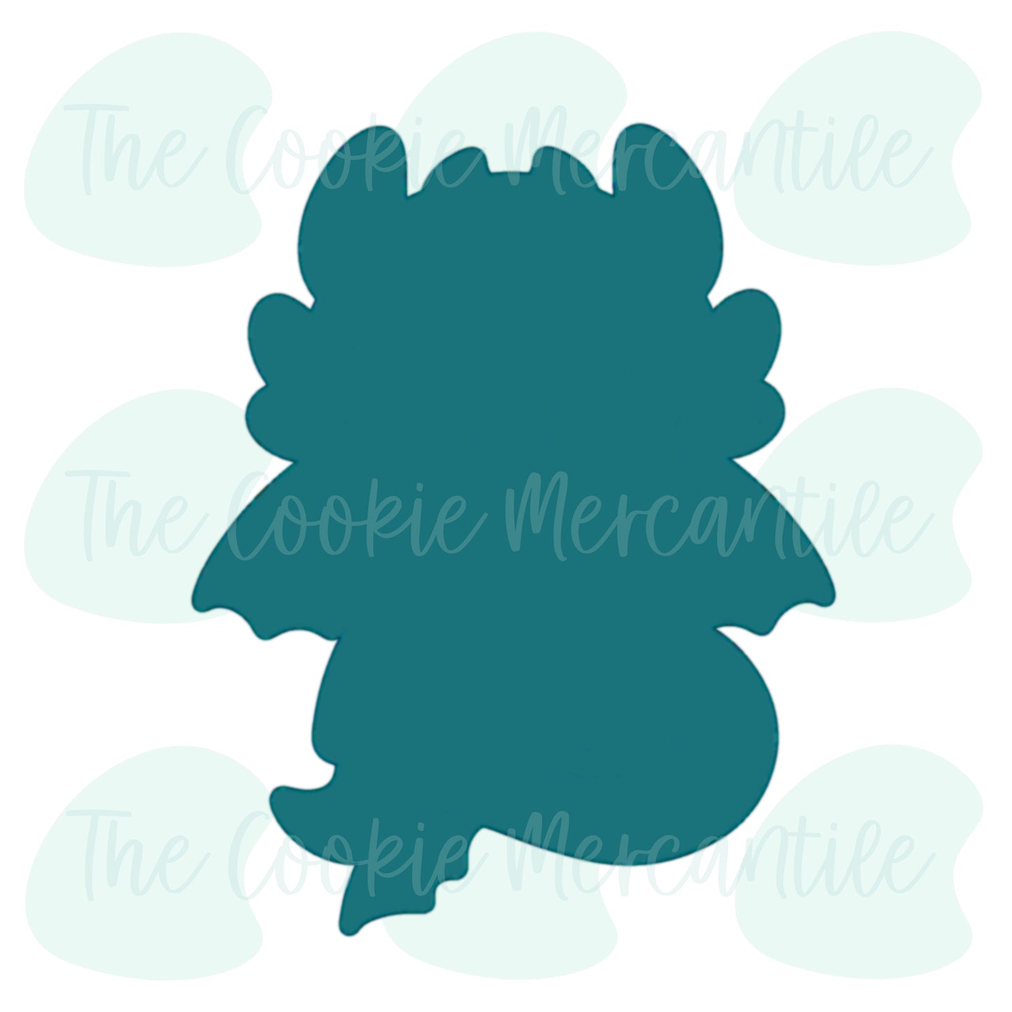 Night Fury Dragon W/tail - Cookie Cutter