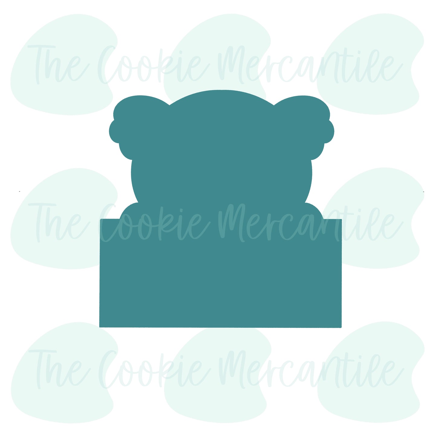 Space Bear Plaque - Cookie Cutter