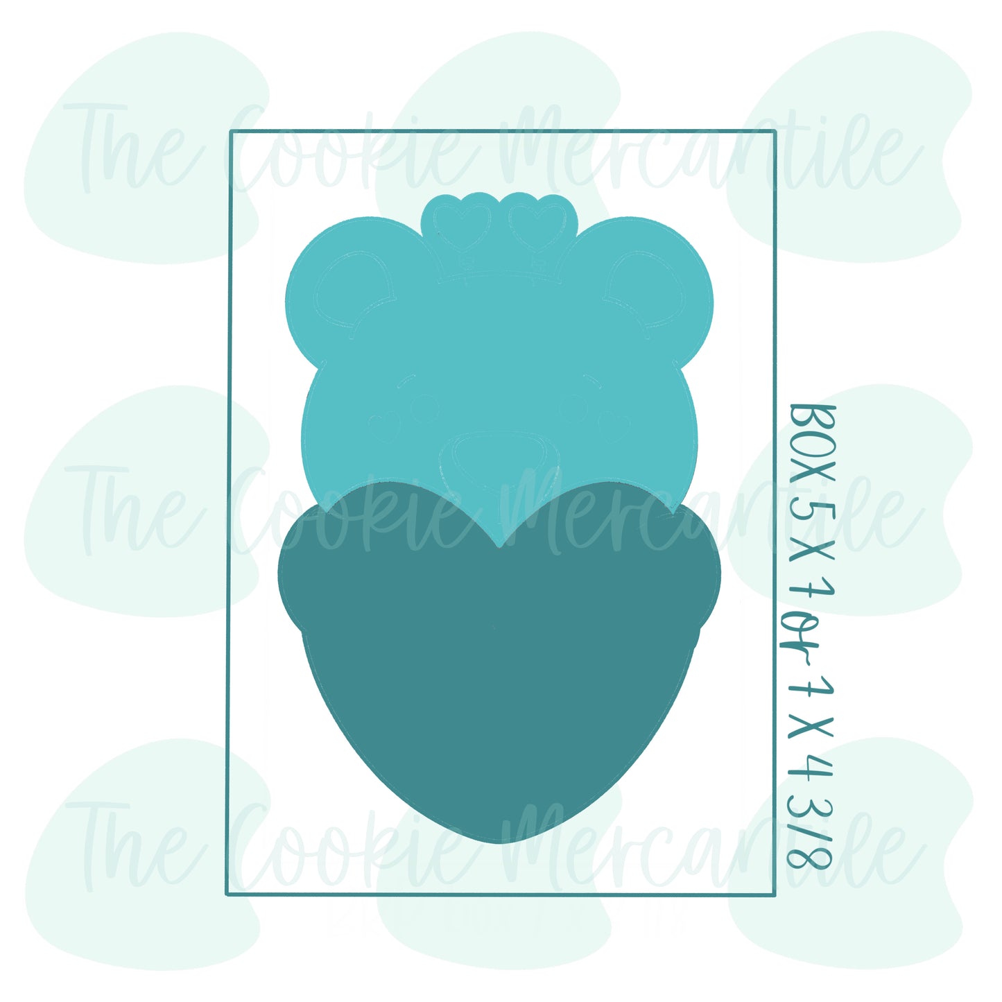 Valentine Bear 2 Piece Set - Cookie Cutter