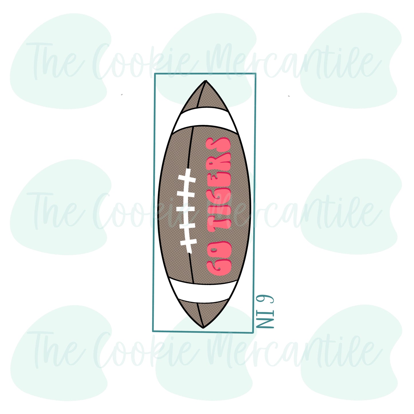 Skinny Football Stick - Cookie Cutter