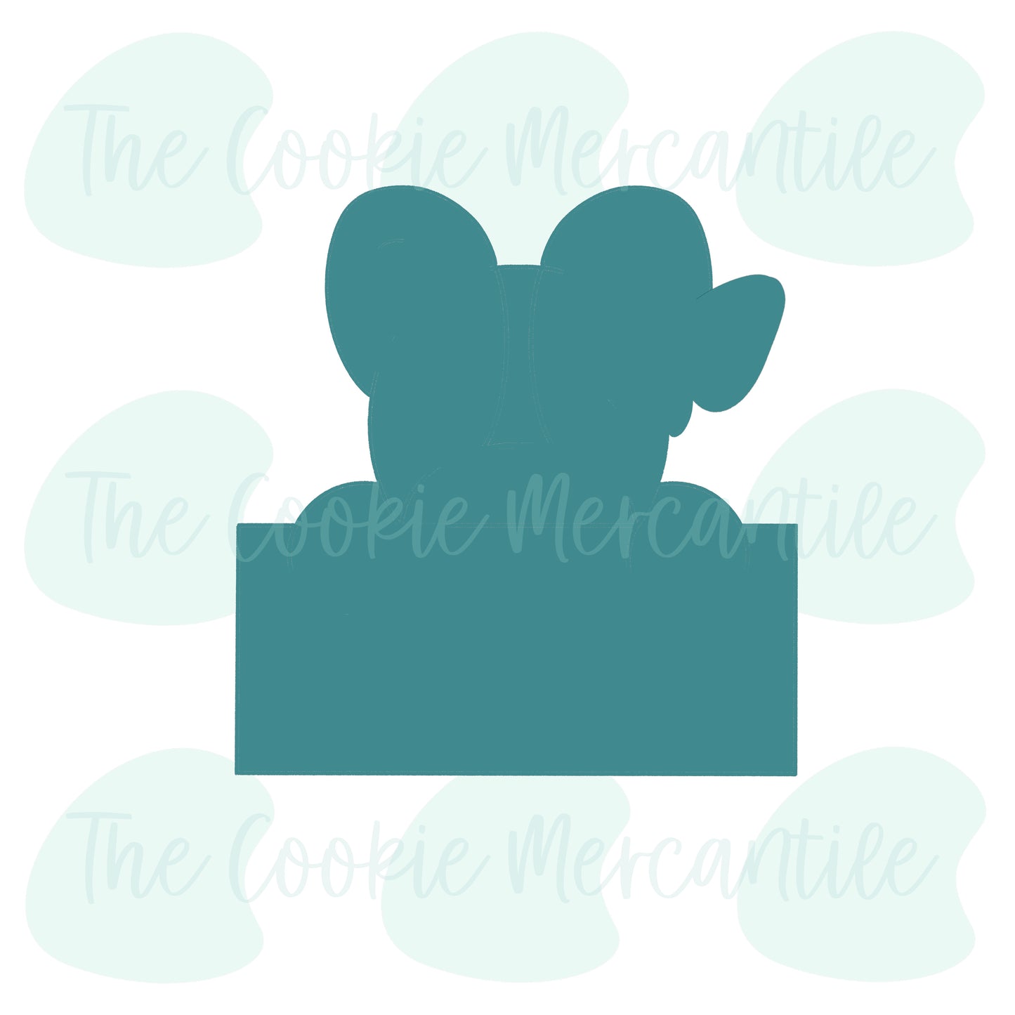 Girly Frenchie Plaque - Cookie Cutter