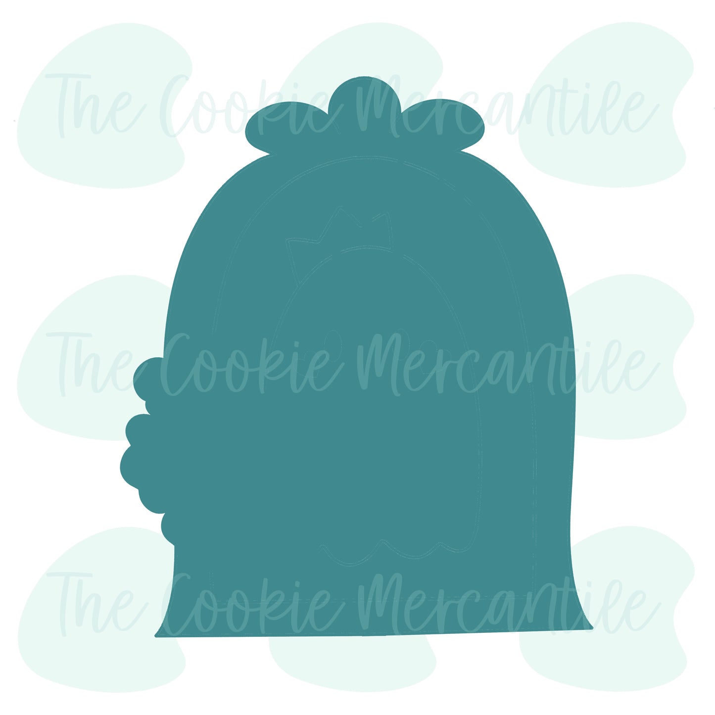Floral Haunted Frame - Cookie Cutter
