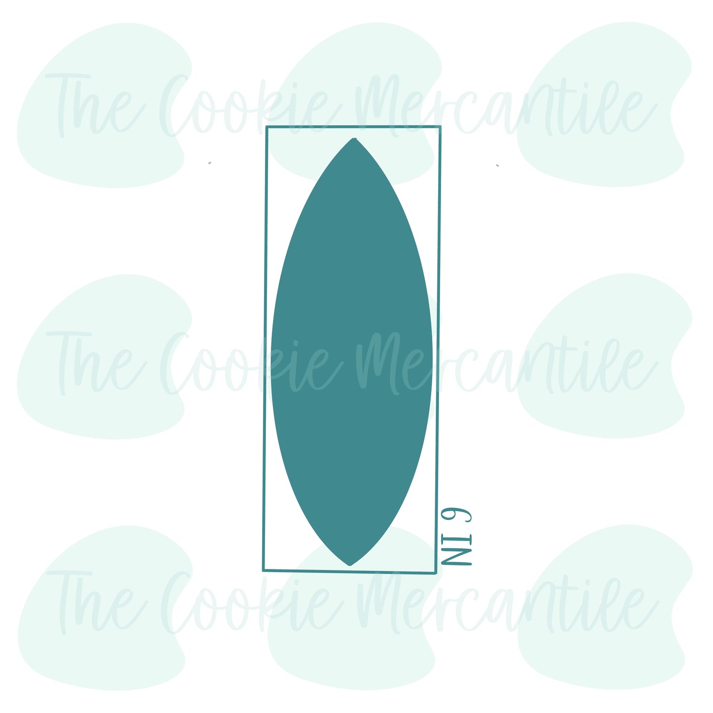 Skinny Football Stick - Cookie Cutter