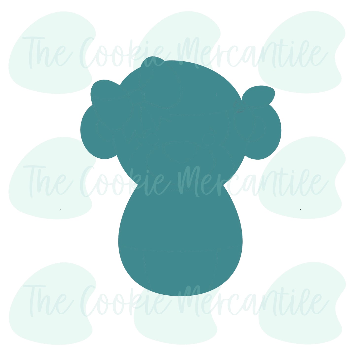 Girly Pirate Monkey Cutie - Cookie Cutter