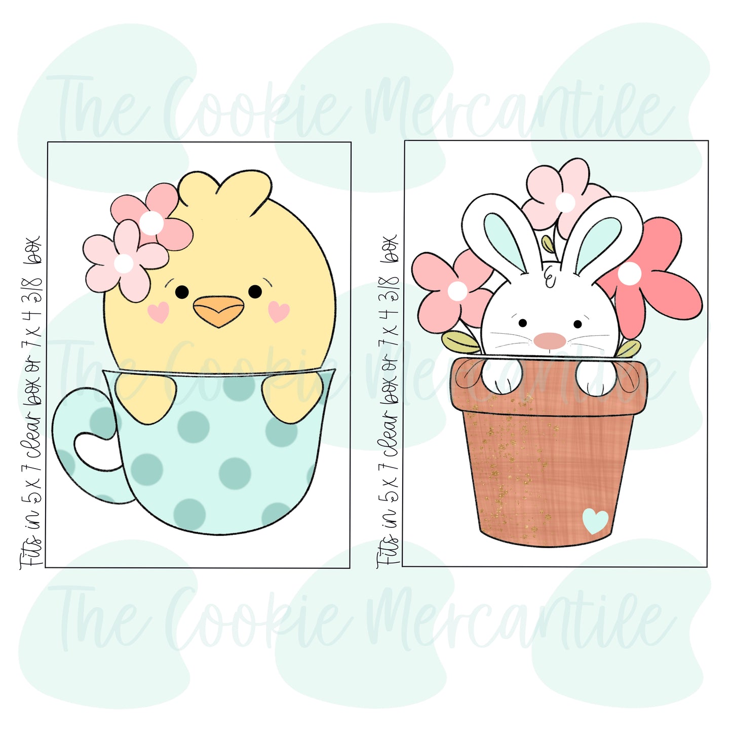 Spring 2 Piece Set - Cookie Cutter