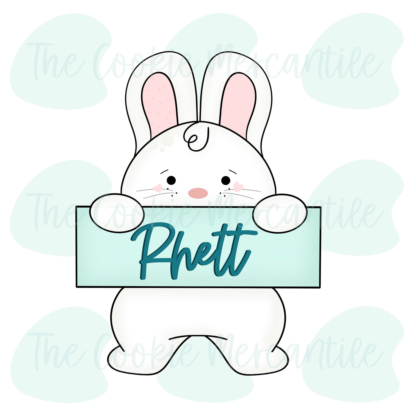 Bunny Plaque 2025 - Cookie Cutter