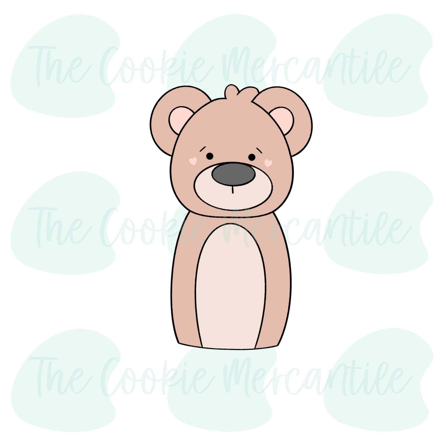 Teddy Bear Stick Set - Cookie Cutter