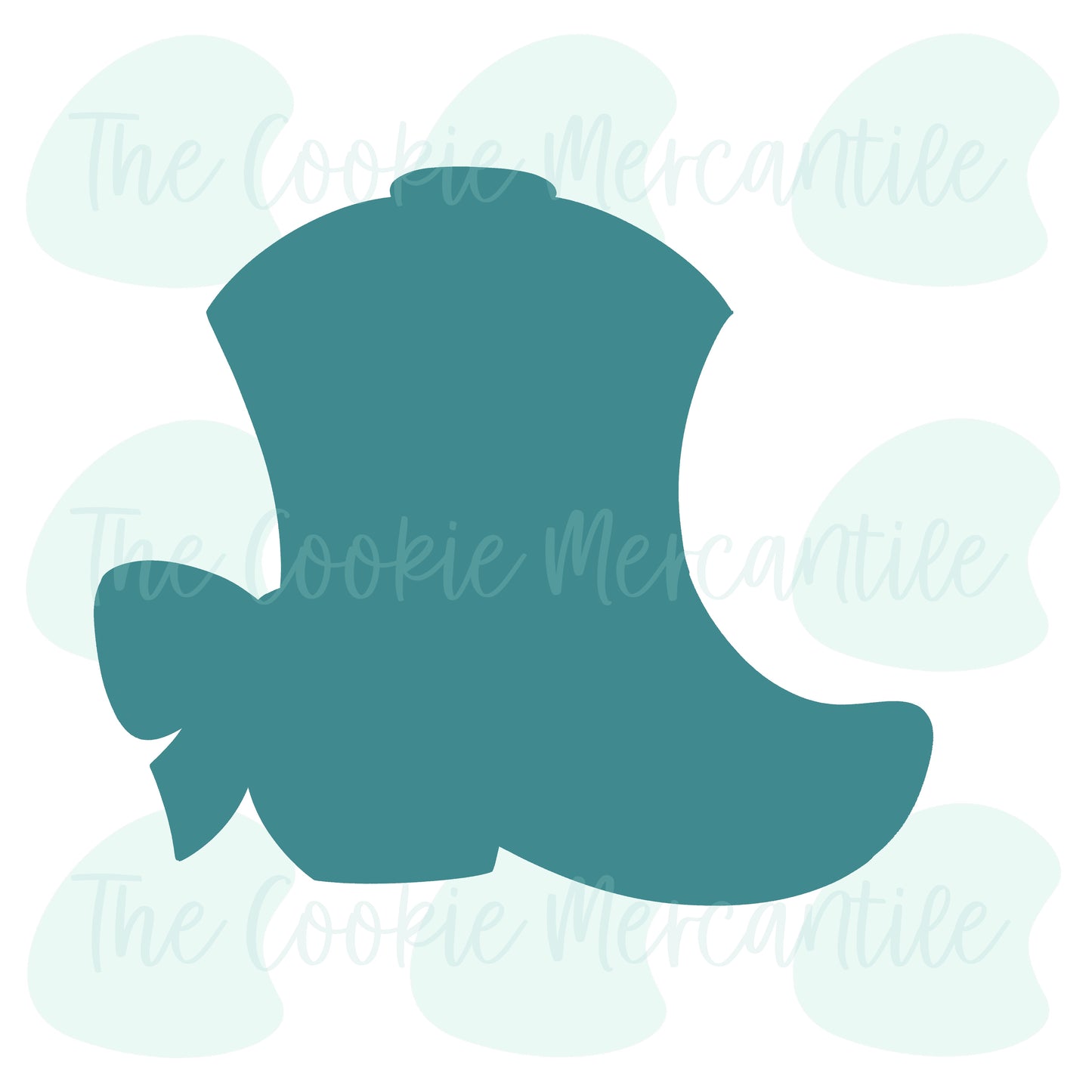 Cowboy Boot W/Bow - Cookie Cutter
