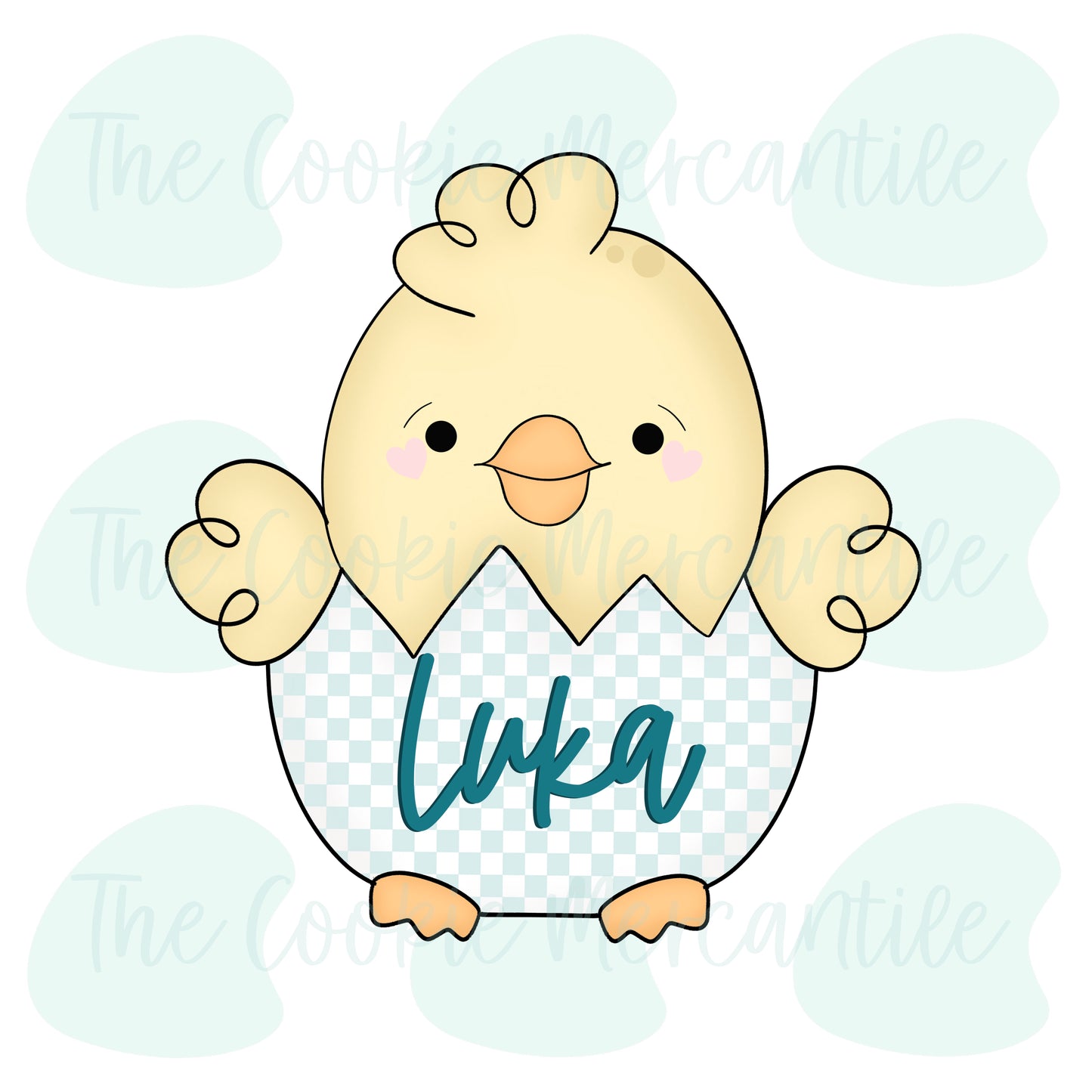 Chick Plaque 2025 - Cookie Cutter