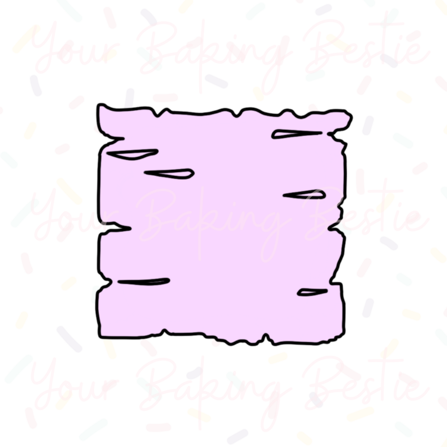 YBB - Square Wood Plaque - Cookie Cutter