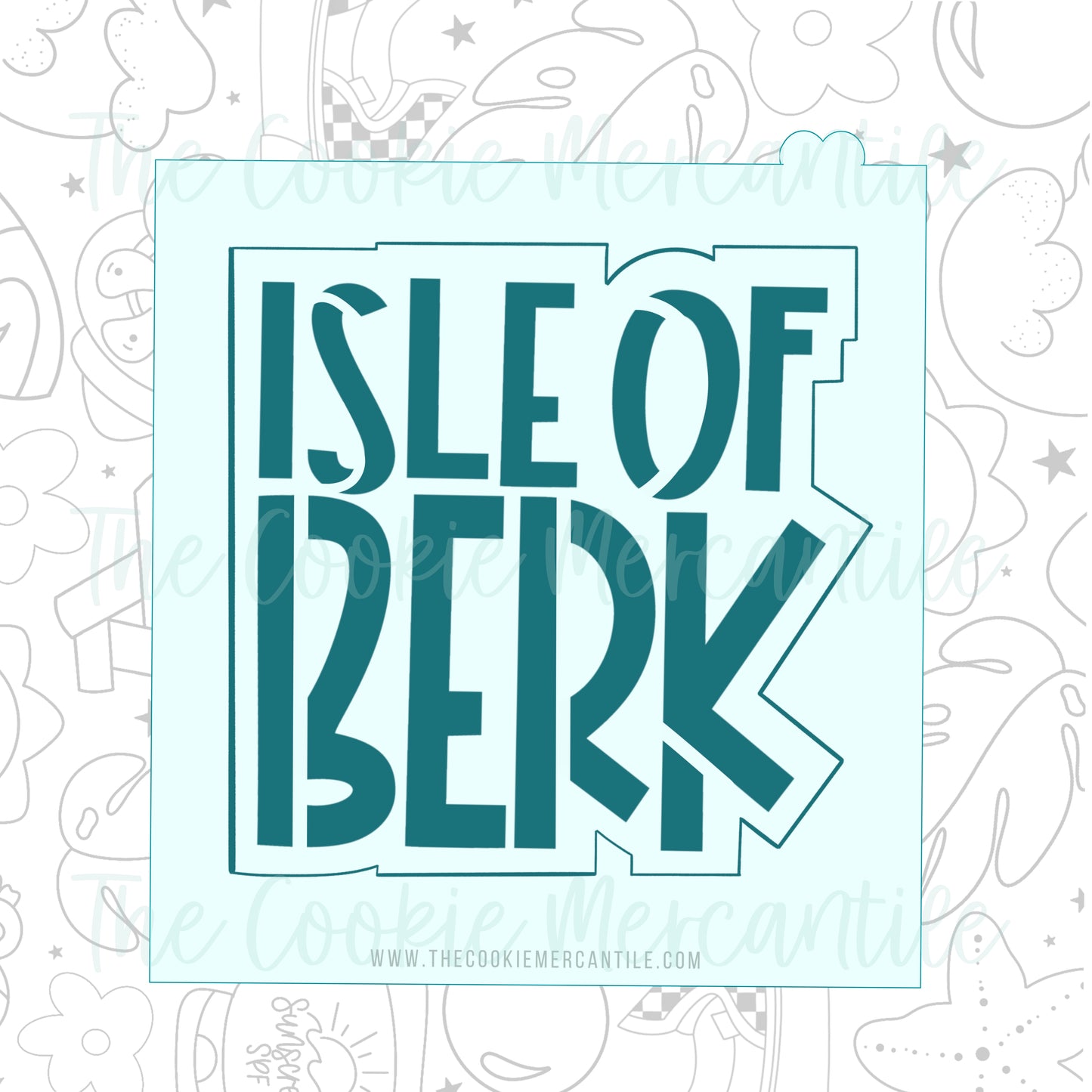 Isle of Berk Plaque - Stencil