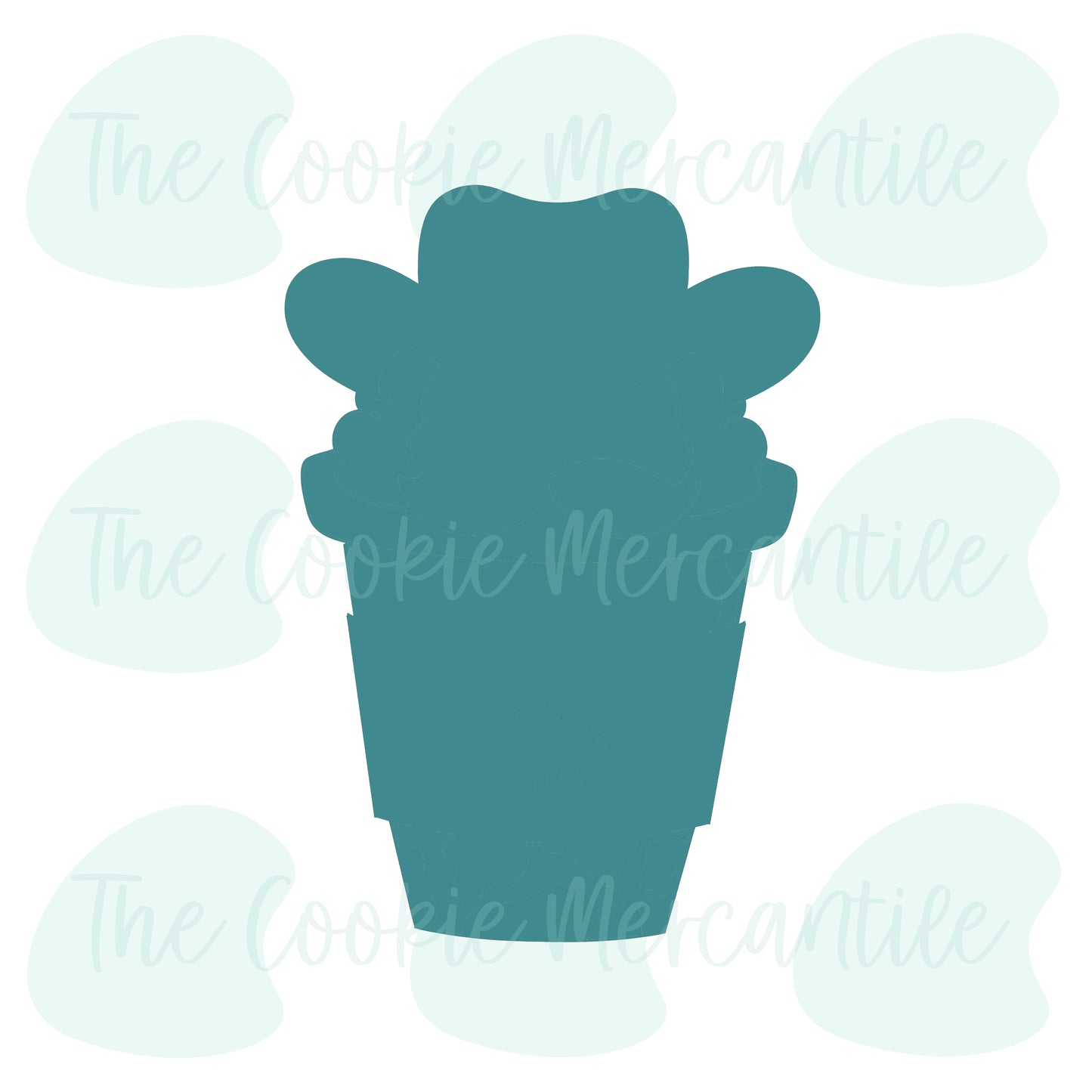 Cowboy Santa Latte (2022) - Cookie Cutter