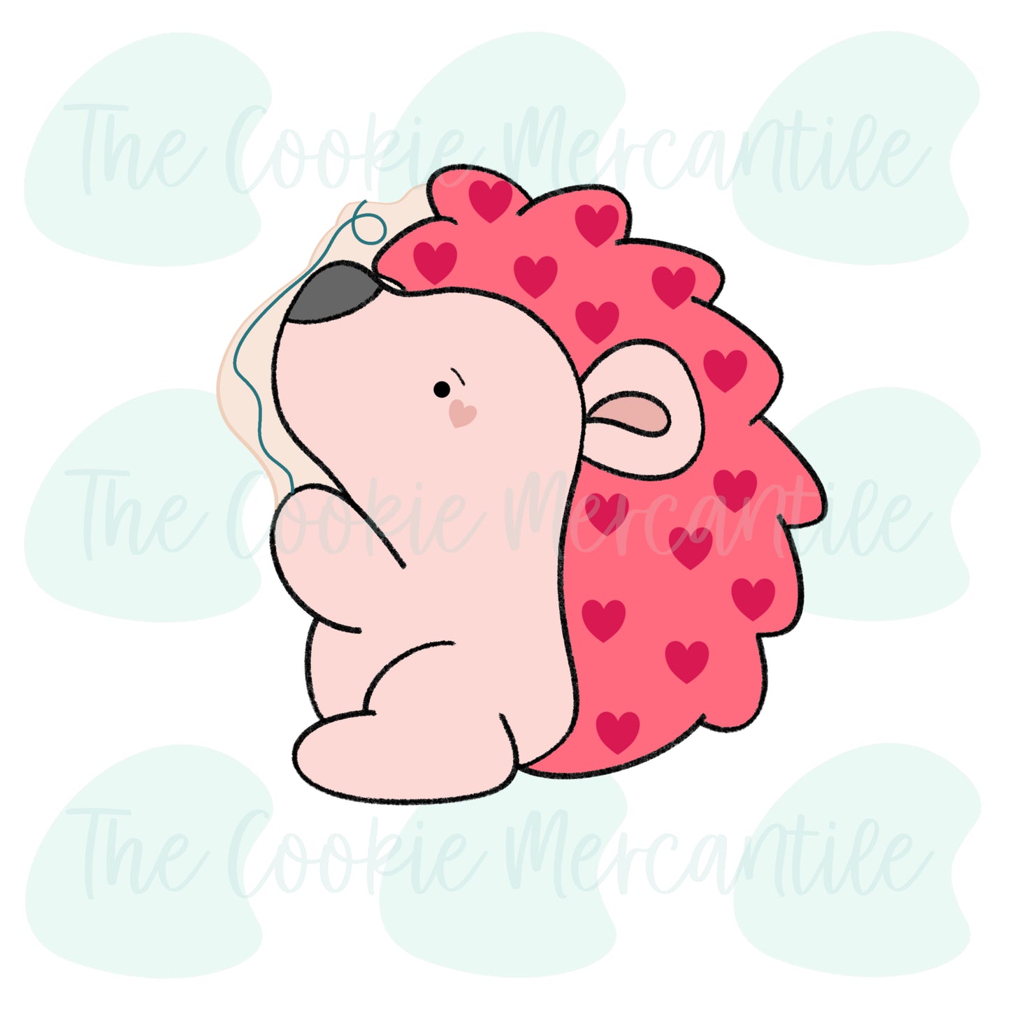 Mouse & Hedgehog Heart 3 Piece Set - Cookie Cutter
