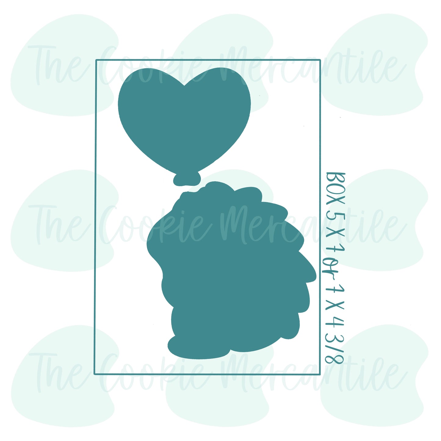 Mouse & Hedgehog Heart 3 Piece Set - Cookie Cutter