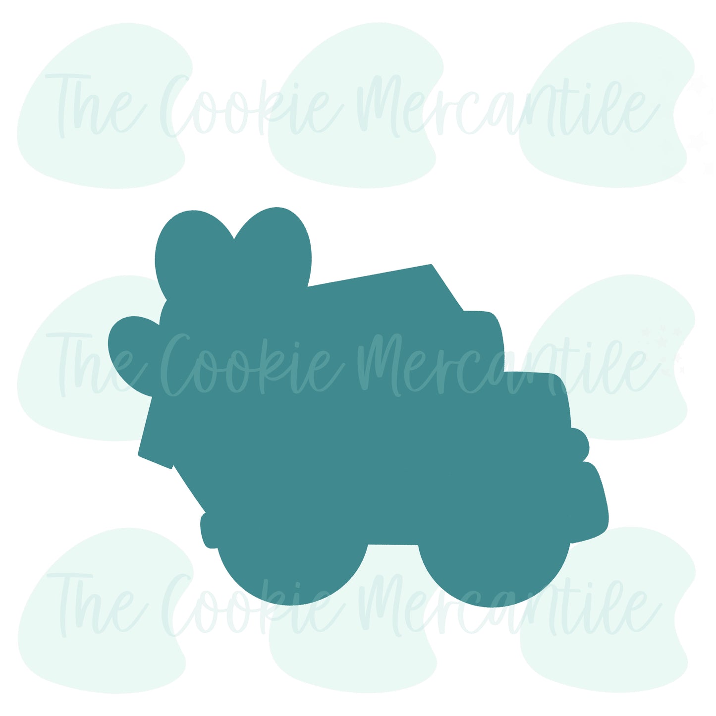 Heart Dump Truck - Cookie Cutter