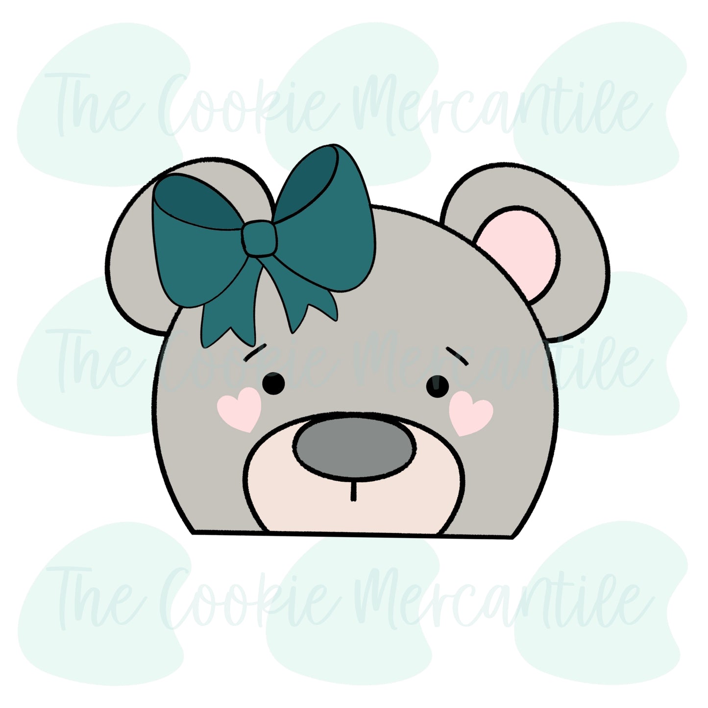 3 Piece Girly Bear Set - Cookie Cutter