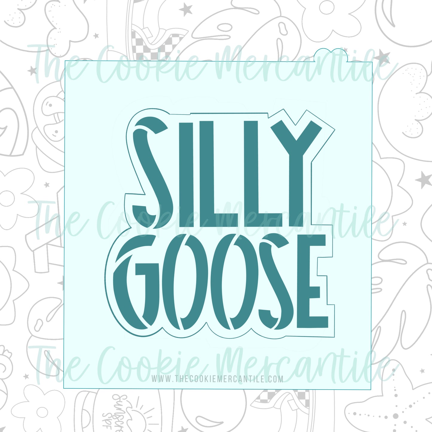 Silly Goose Plaque - Stencil