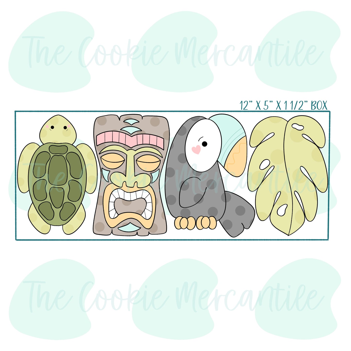 Tropical Stick Set - Cookie Cutter