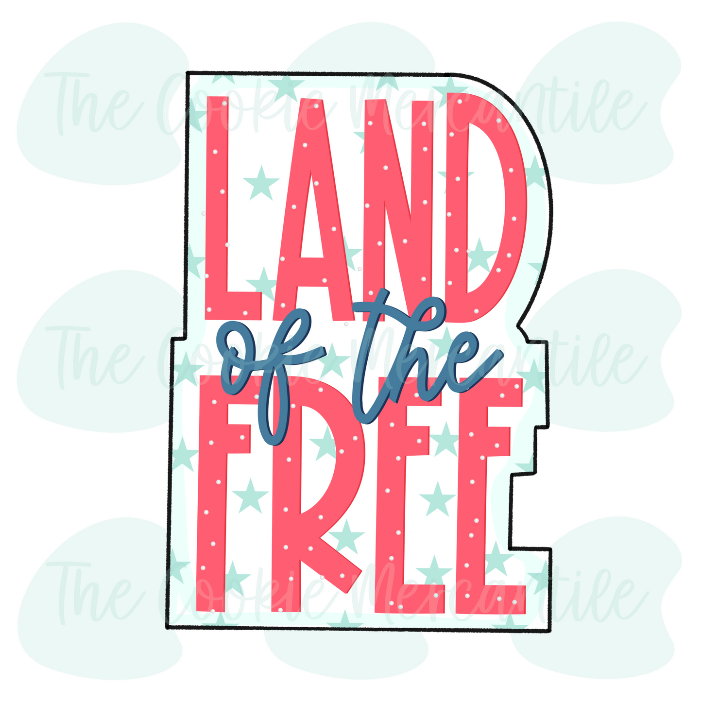 Land of the Free 2 Piece Set - Cookie Cutter
