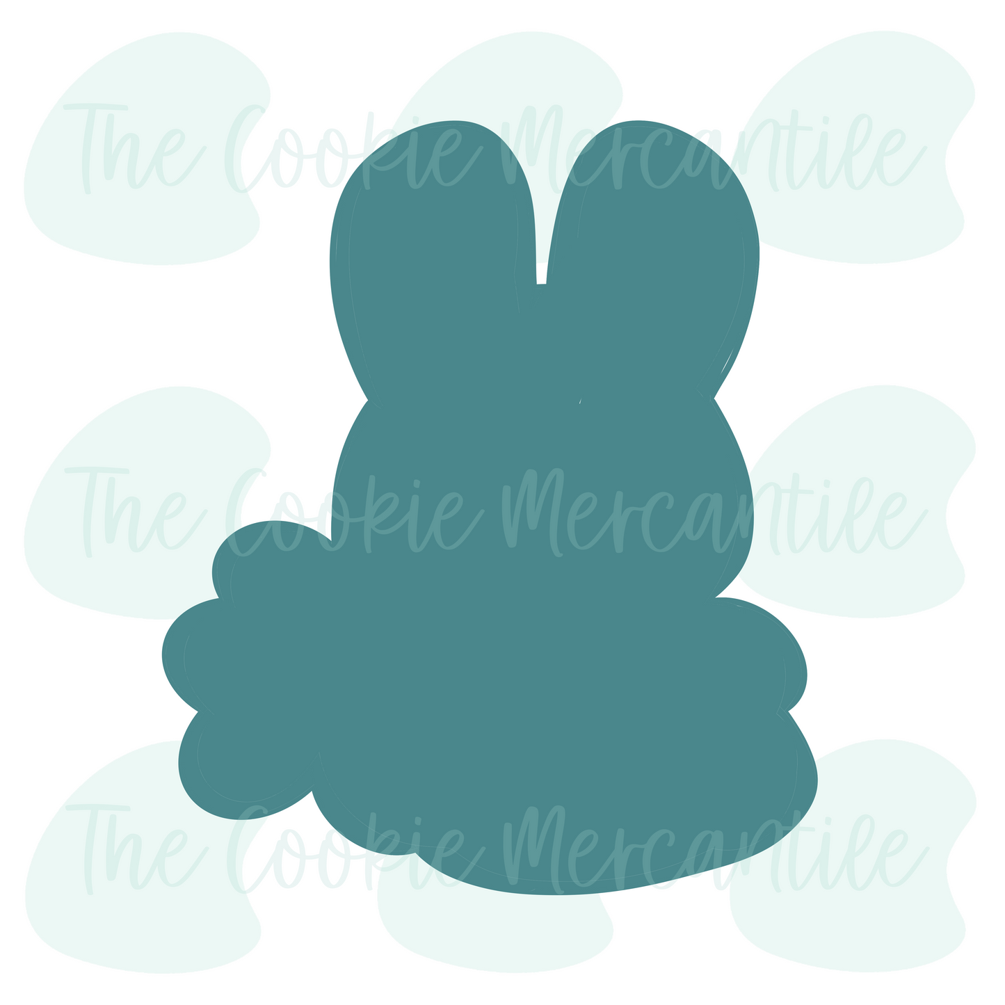 Bunny Strawberry plaque 2026 - Cookie Cutter