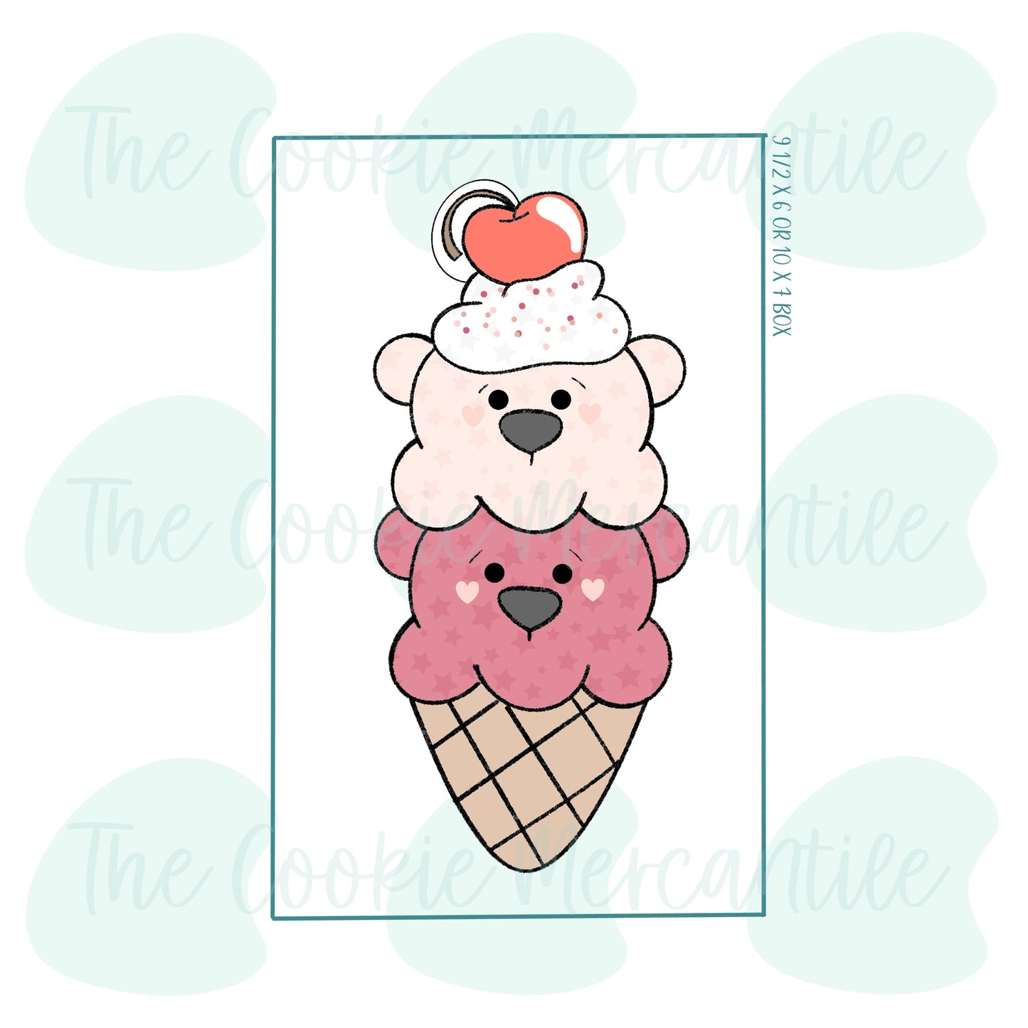 Build A Beary Sweet Ice Cream Cone Set - Cookie Cutter