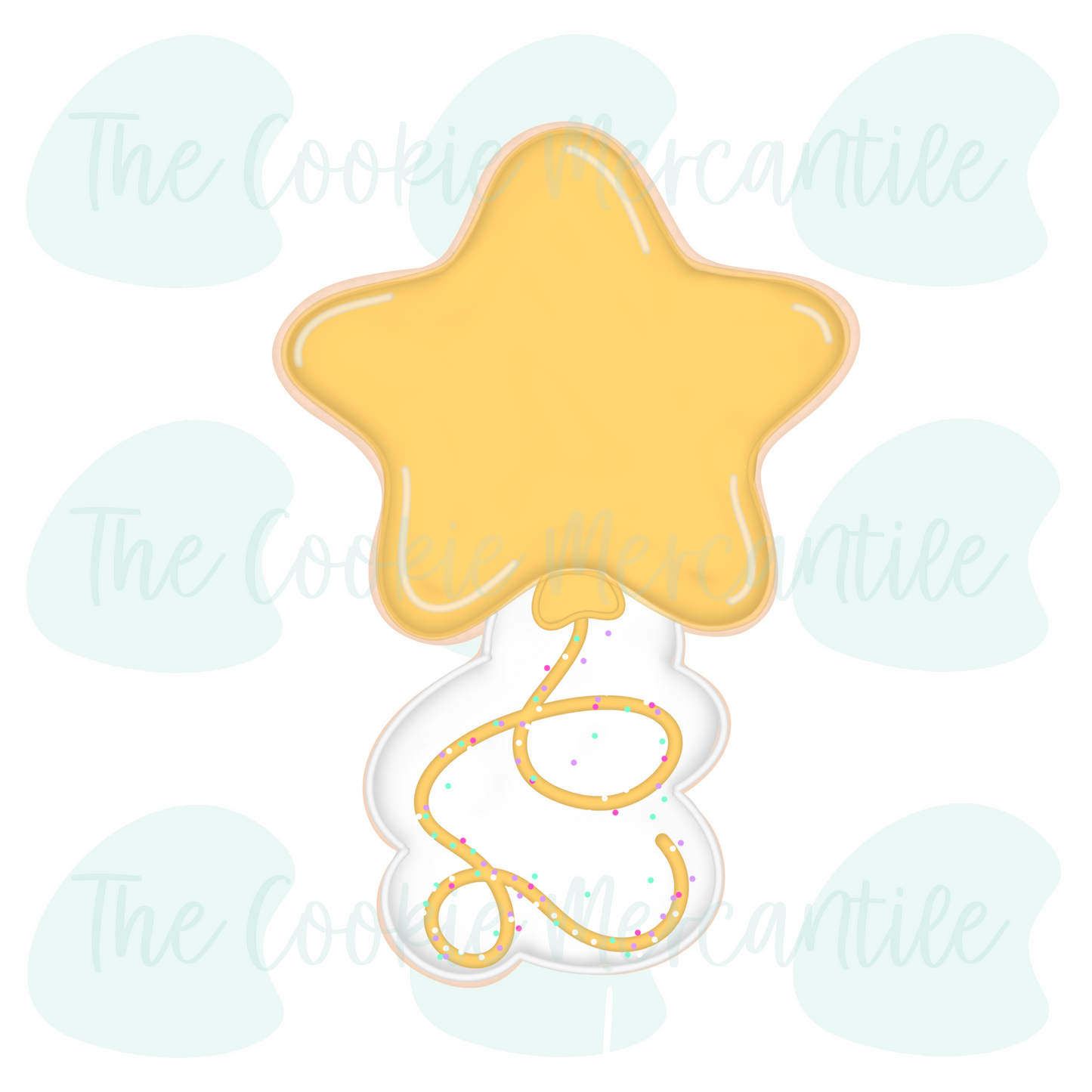 Cheers to another year Star Balloon 2 Piece Set 2026 - Cookie Cutter