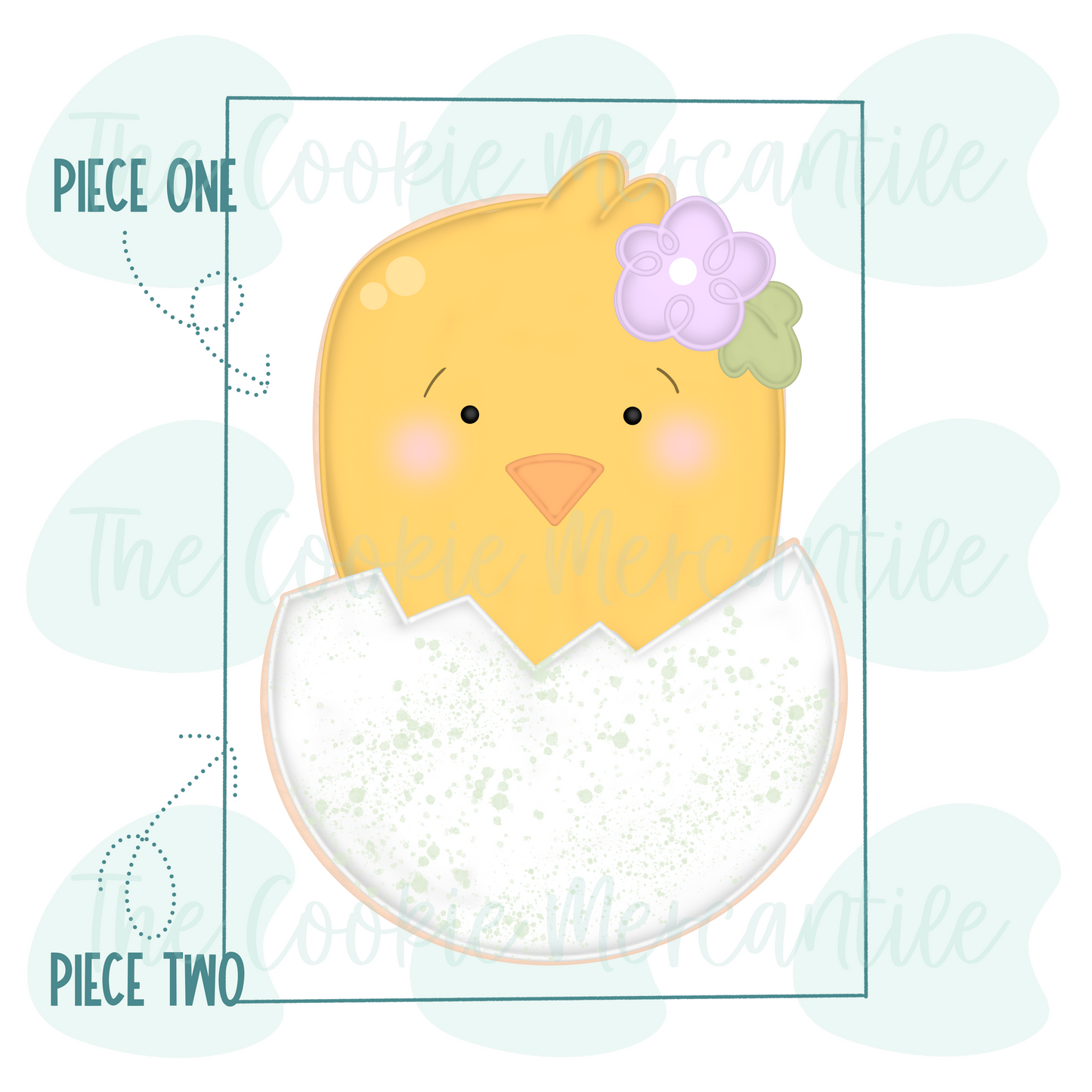 Girl Chick 2 Piece Set - Cookie Cutter