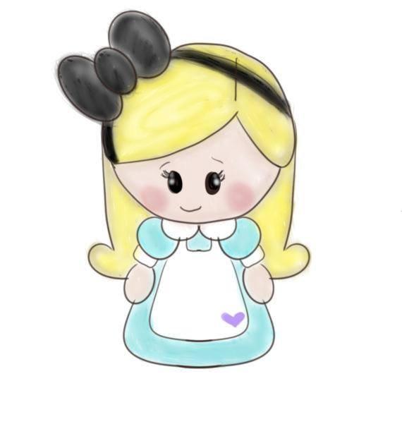 wonderland girl cutie cookie cutter