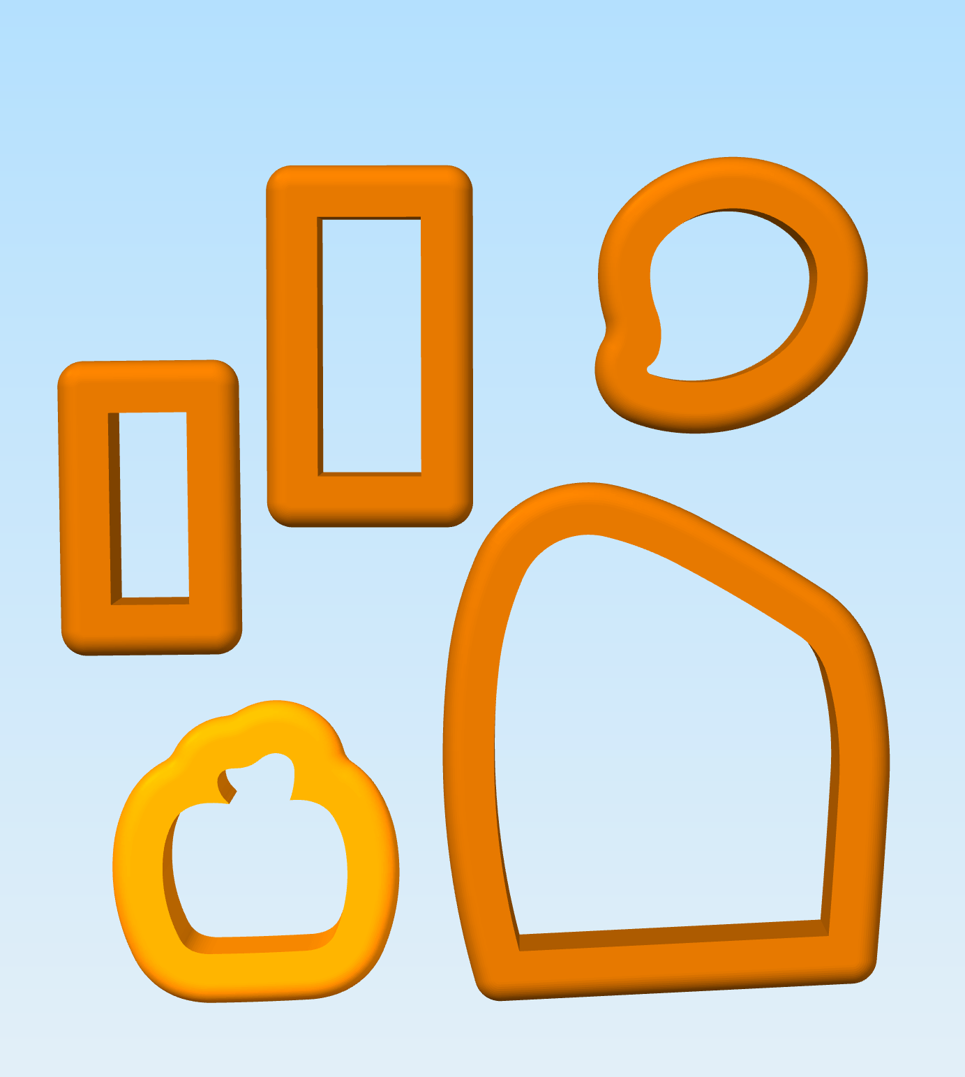 Haunted Gingerbread House ADD ON PIECES - Cookie Cutter