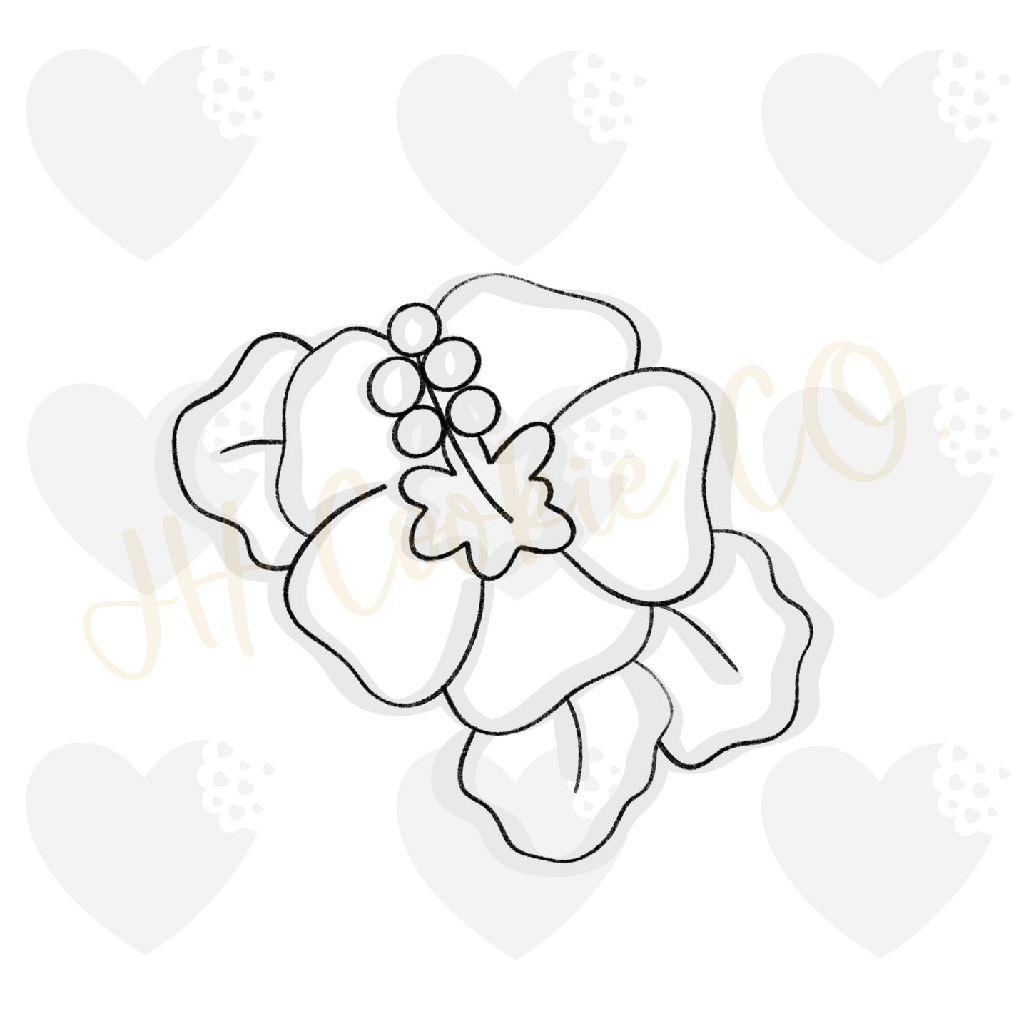 Rainforest Hibiscus - Cookie Cutter