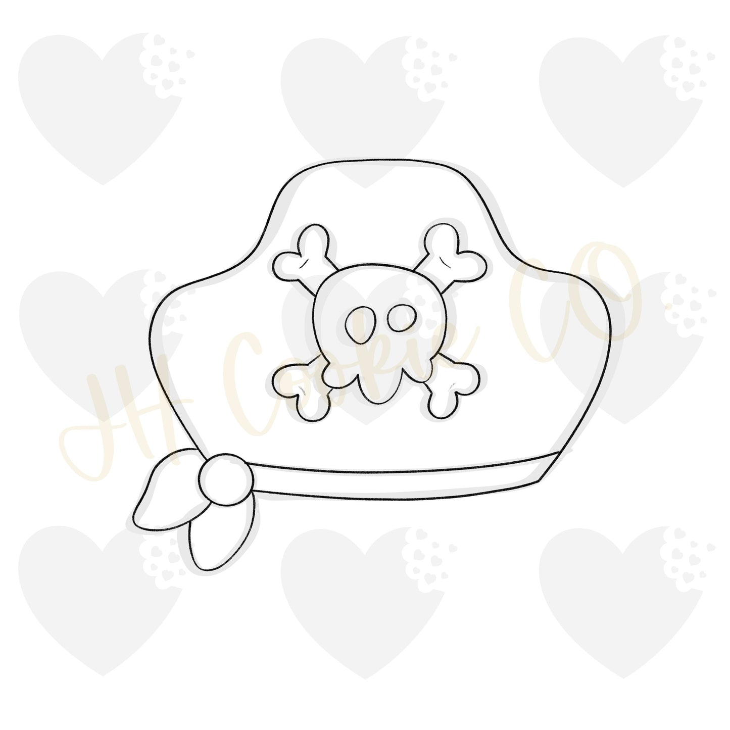 Pirate Hat - Cookie Cutter