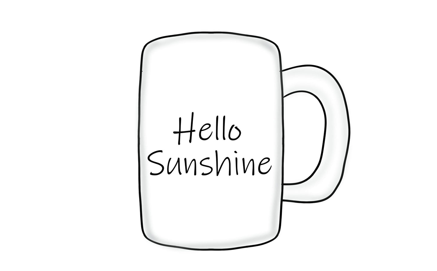 coffee cup cookie cutter