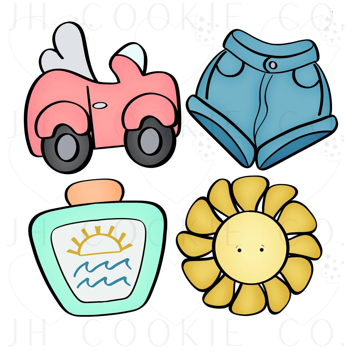 Hello Summer Minis - Cookie Cutters