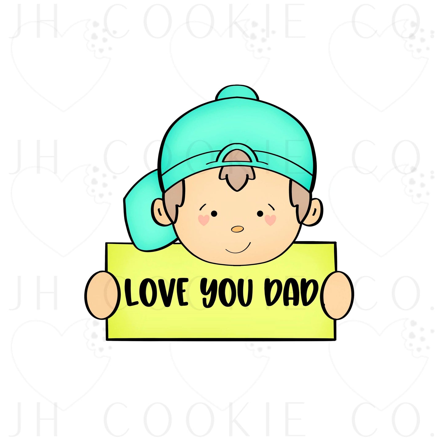 Boy Plaque - Cookie Cutter