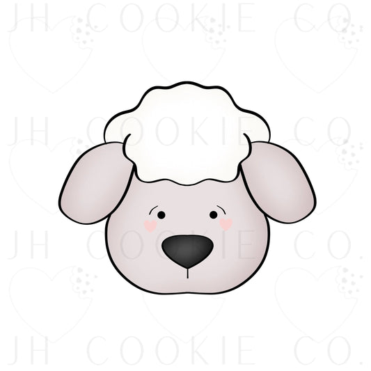 Frosty Sheep - Cookie Cutter