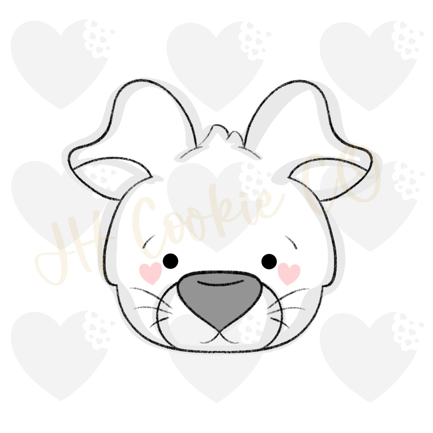 Spring Bunny 2020 - Cookie Cutter