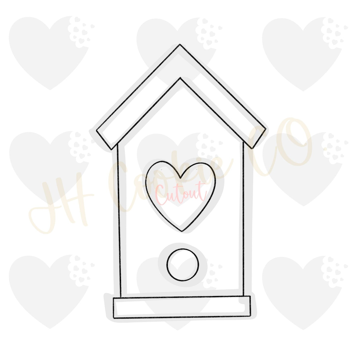 Tall Birdhouse - Cookie Cutter