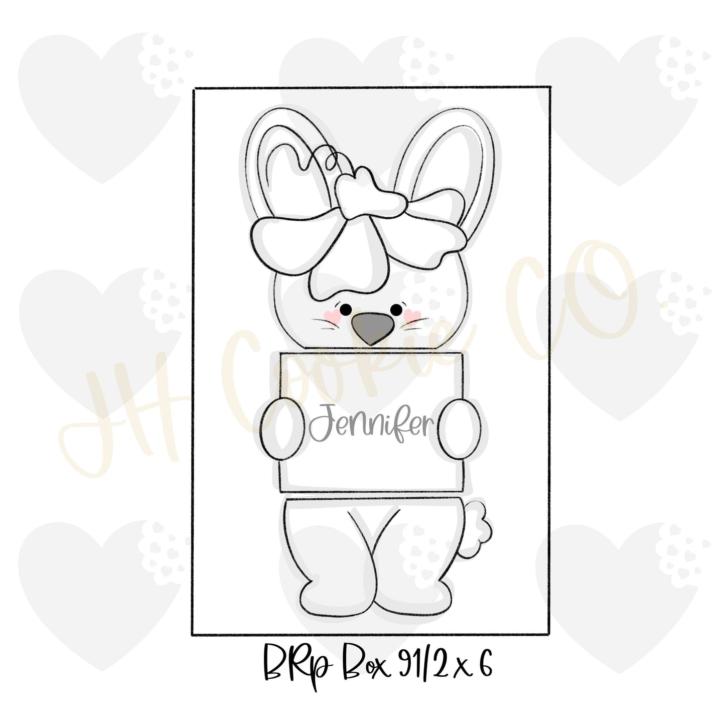 Flower Bunny (3 pieces) - Cookie Cutters